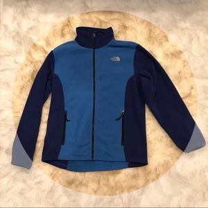 NORTH FACE TWO TONE FLEECE. LARGE